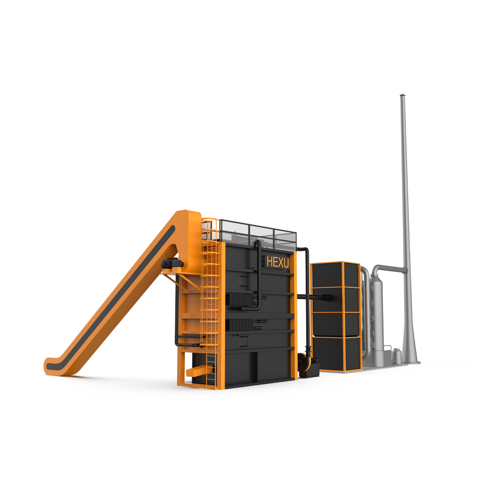 小型炭化氣化互補式燃燒爐